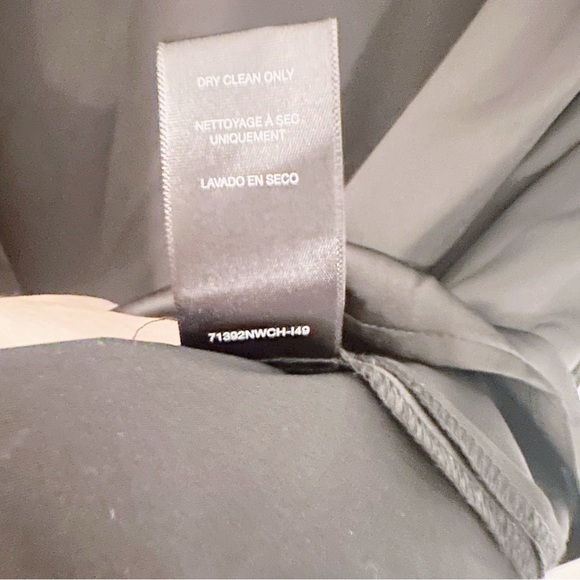 Wayf x Jourdan Sloane Candace Long Sleeve Chiffon Top Rosette Long Sleeve Black - Picture 7 of 8